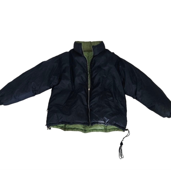 FIRST DOWN Reversible Puffer Jacket Men’s XL Navy / Green Down-Filled - Picture 7 of 7